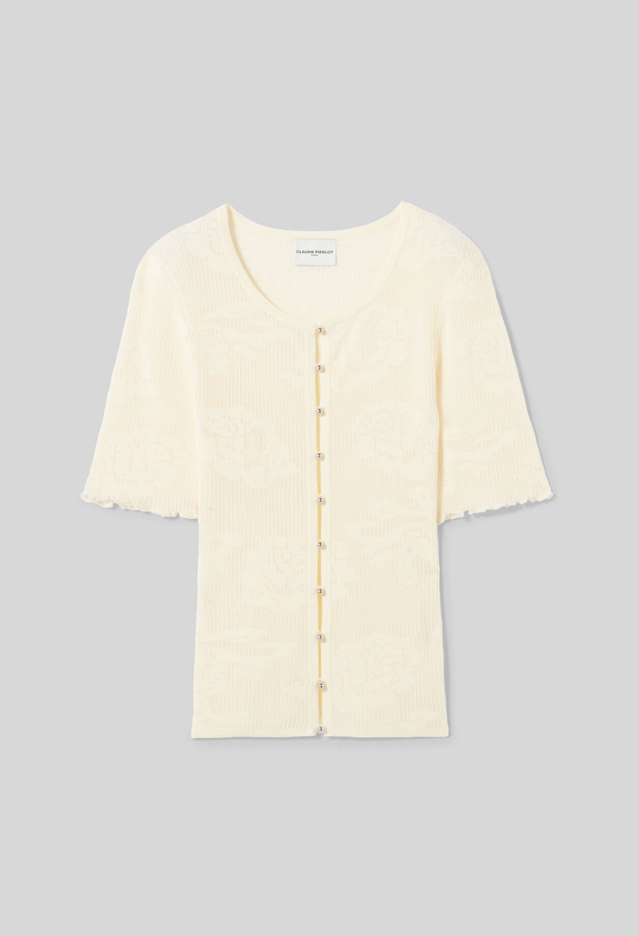 Floral Knit Cardigan