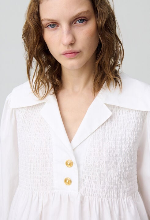 Ruffled blouse