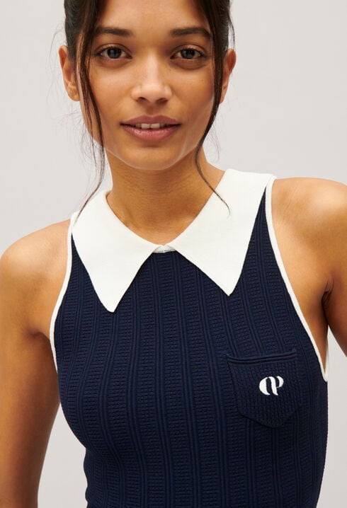 Navy blue tennis dress