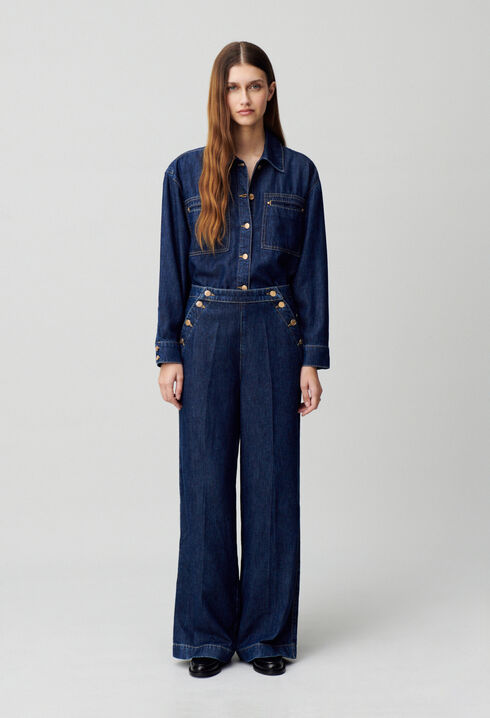 Oversized Denim Shirt