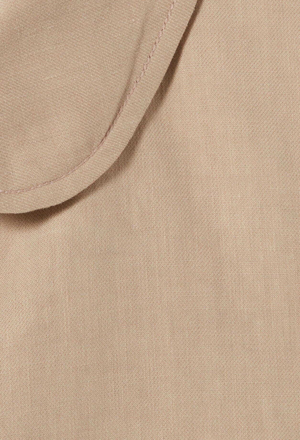 Short tailored linen jacket