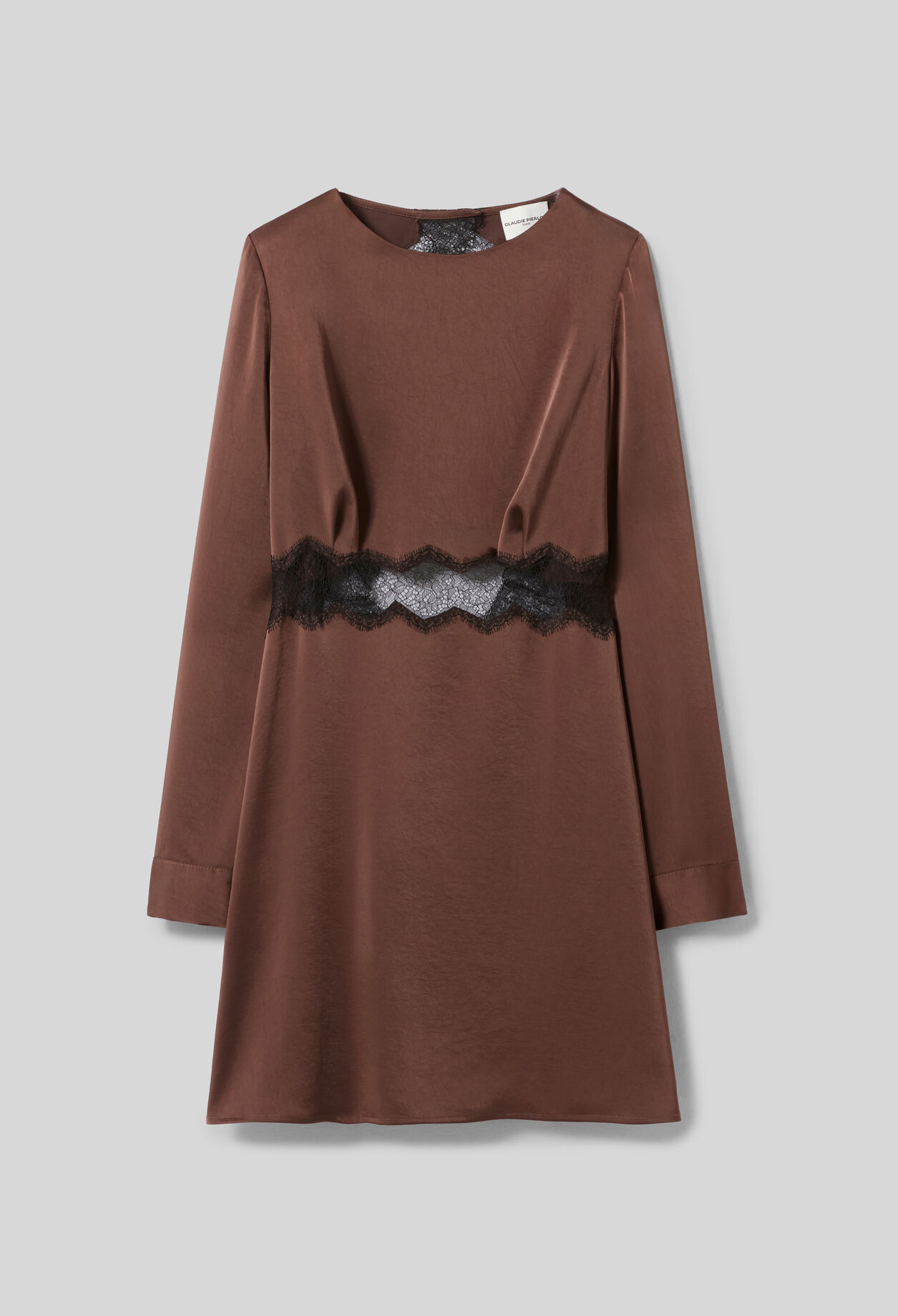 Satin flowly mini dress