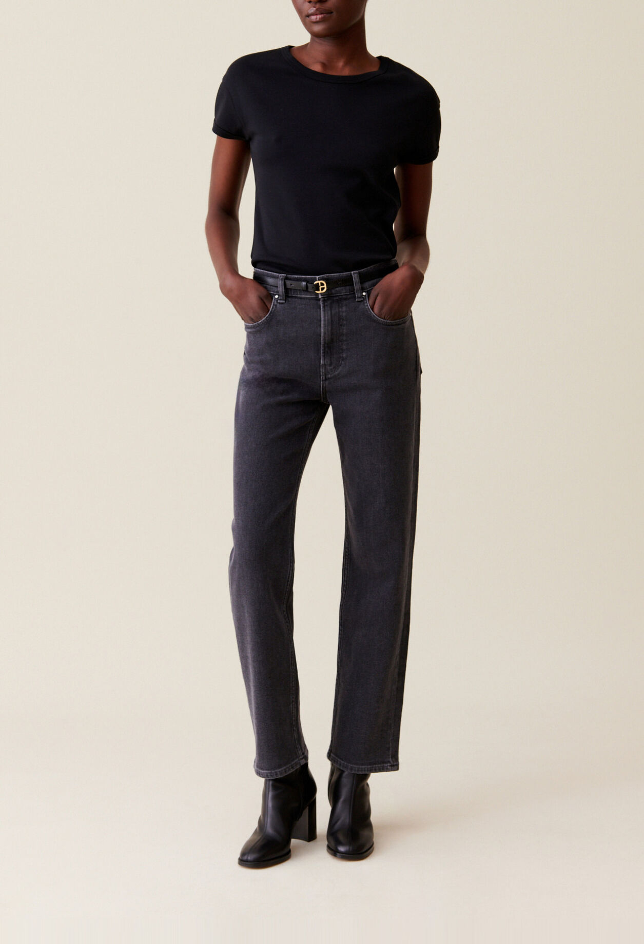 Toto slim jeans charcoal grey