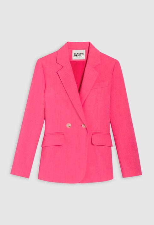 Pink suit jacket