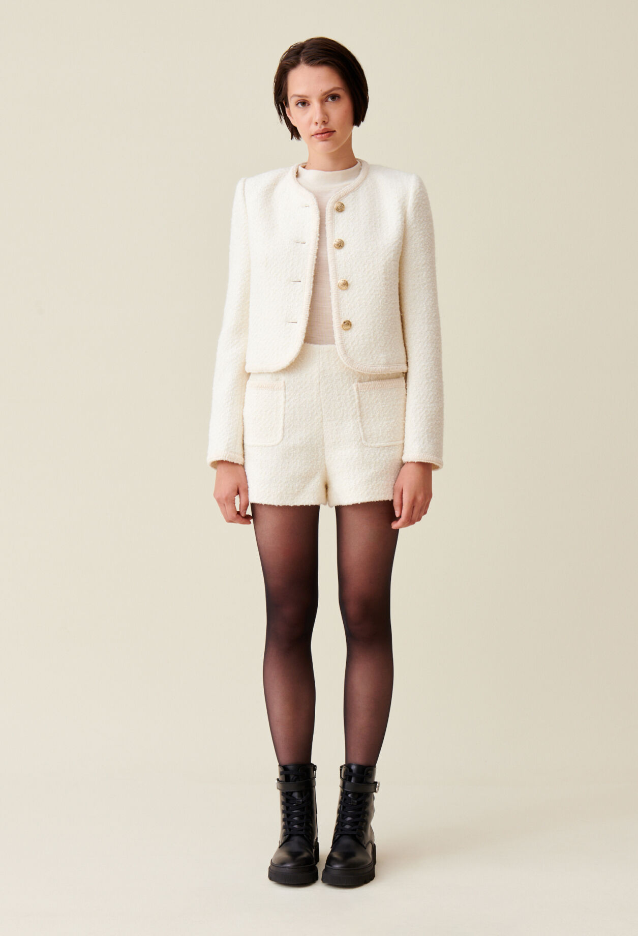 Short tweed jacket shop