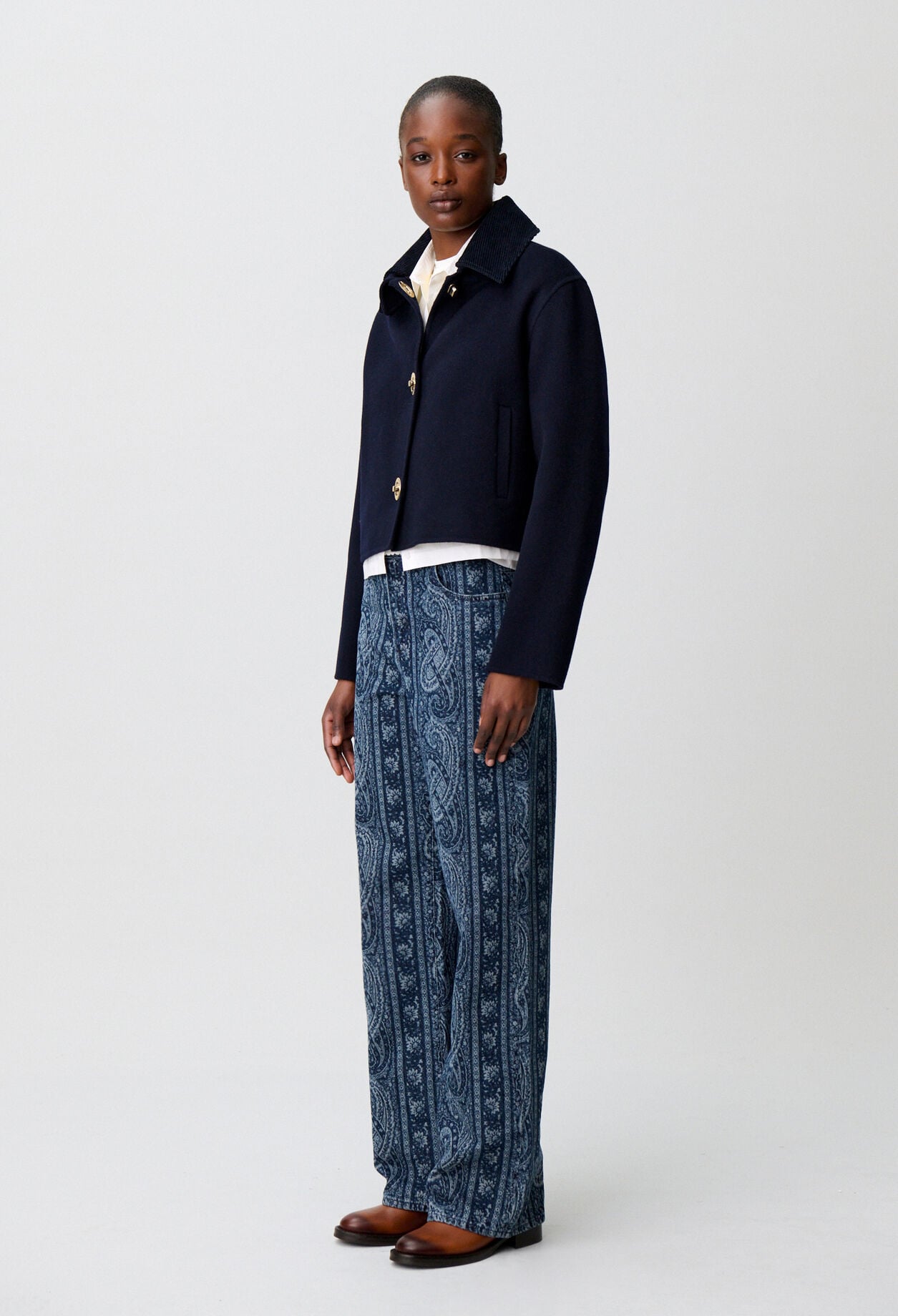 Boxy corduroy jacket