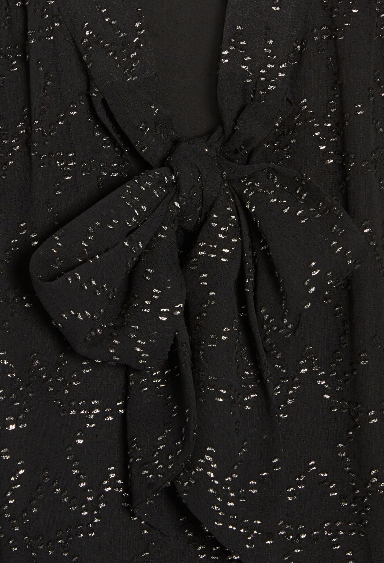 Short dress with star patterns