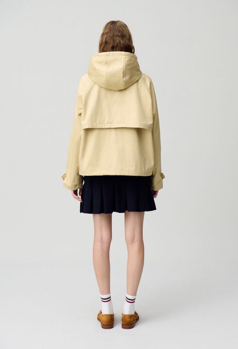 Lightweight hooded parka
