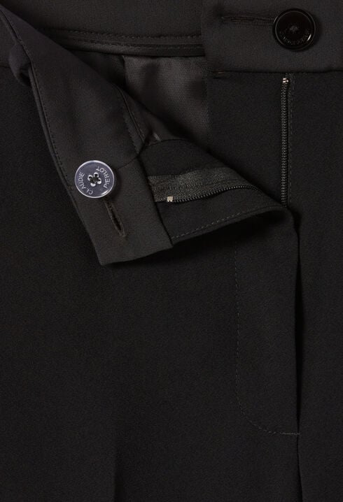 Cigarette-cut Tailored Trousers