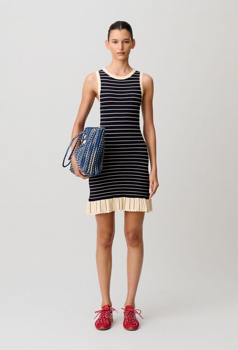 Short striped dress
