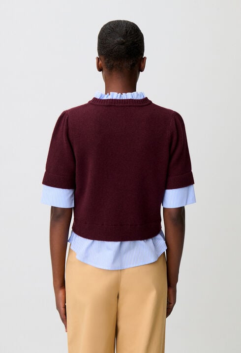 Striped wool jumper
