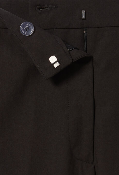 Wide-leg straight trousers