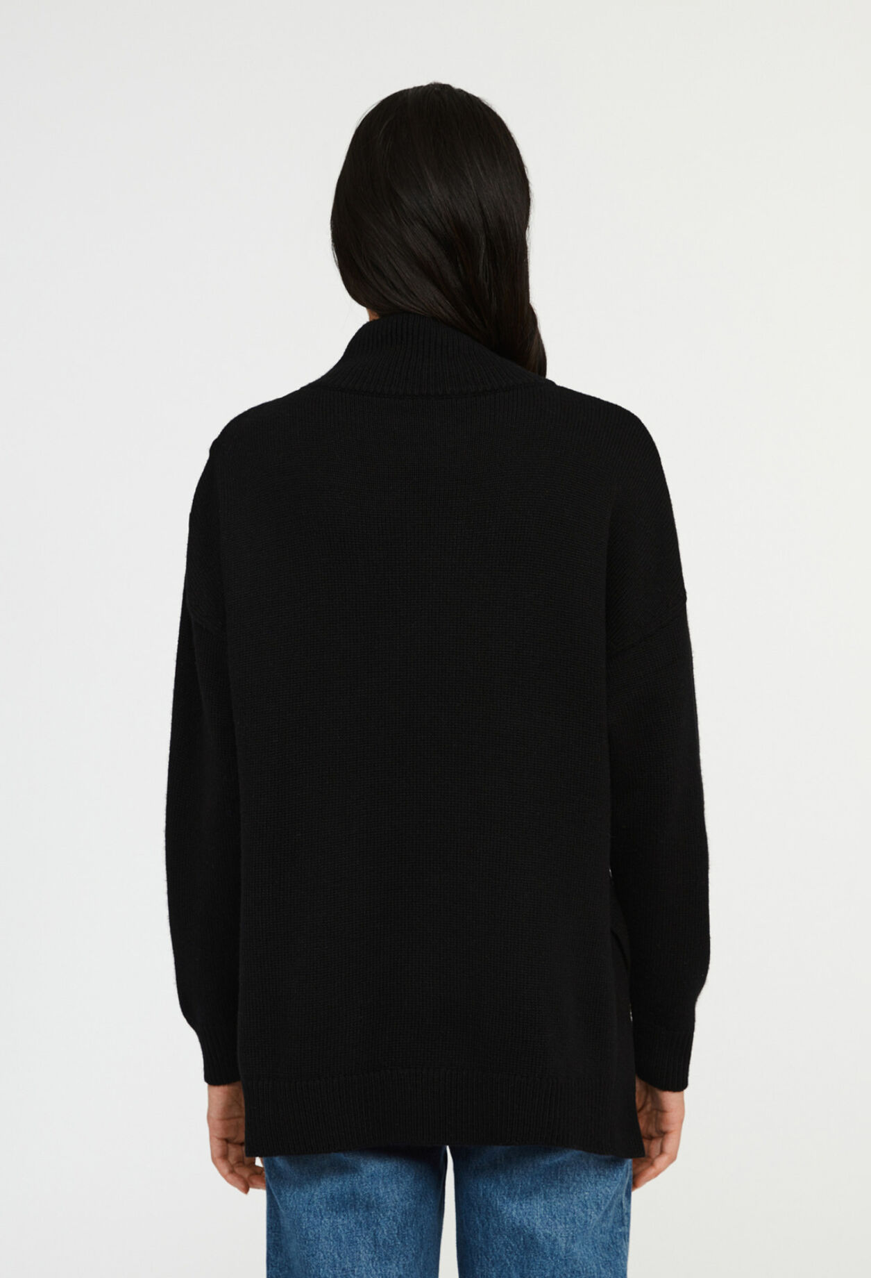 Oversize sweater in wool