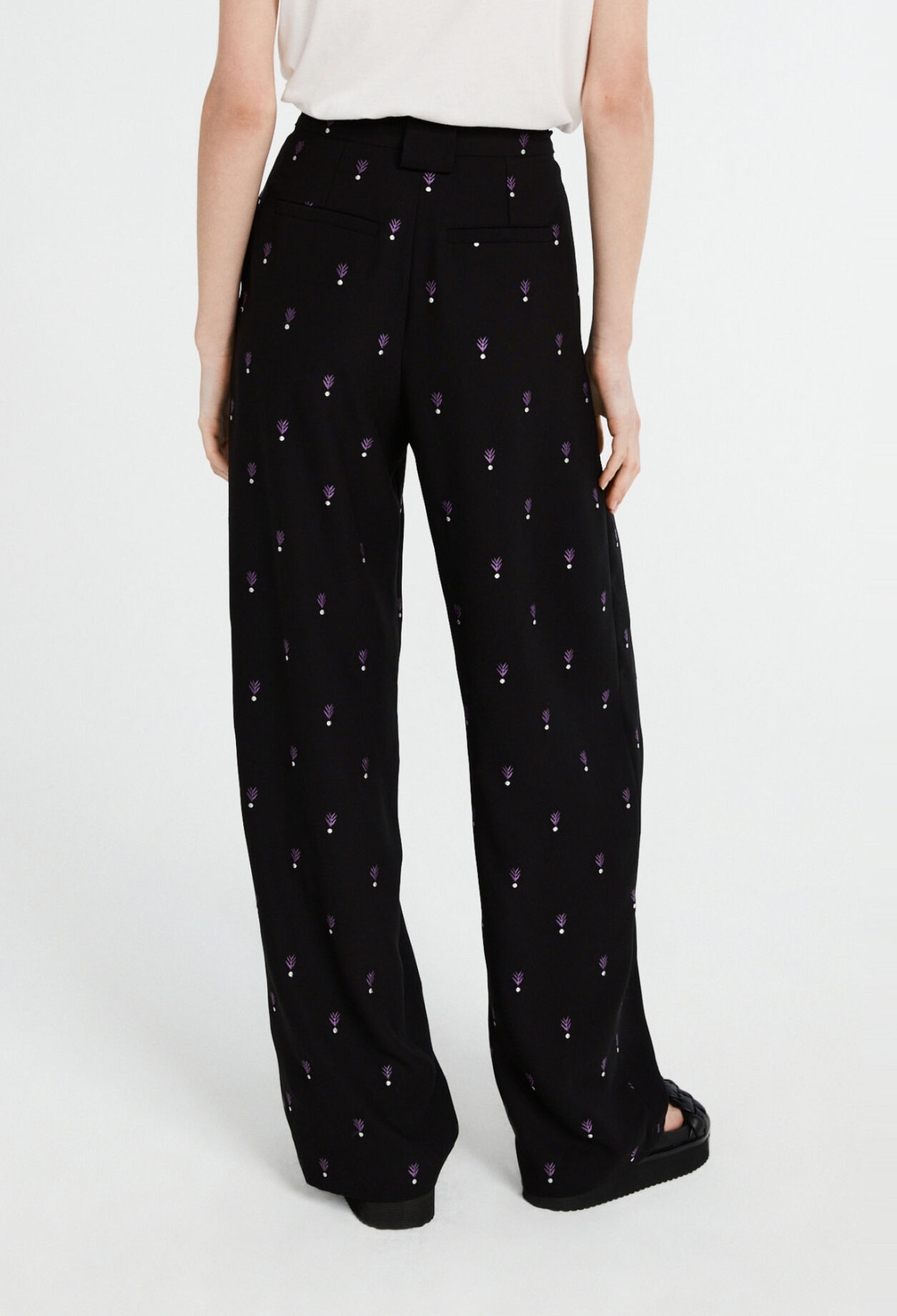 Printed trousers