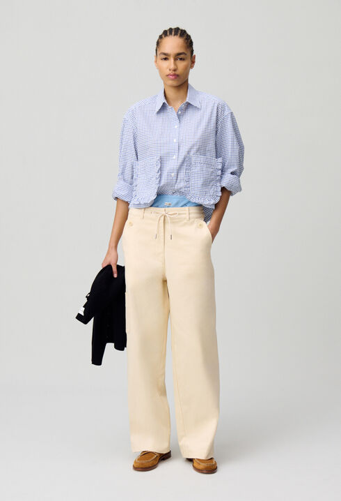 Checked shirt with pockets