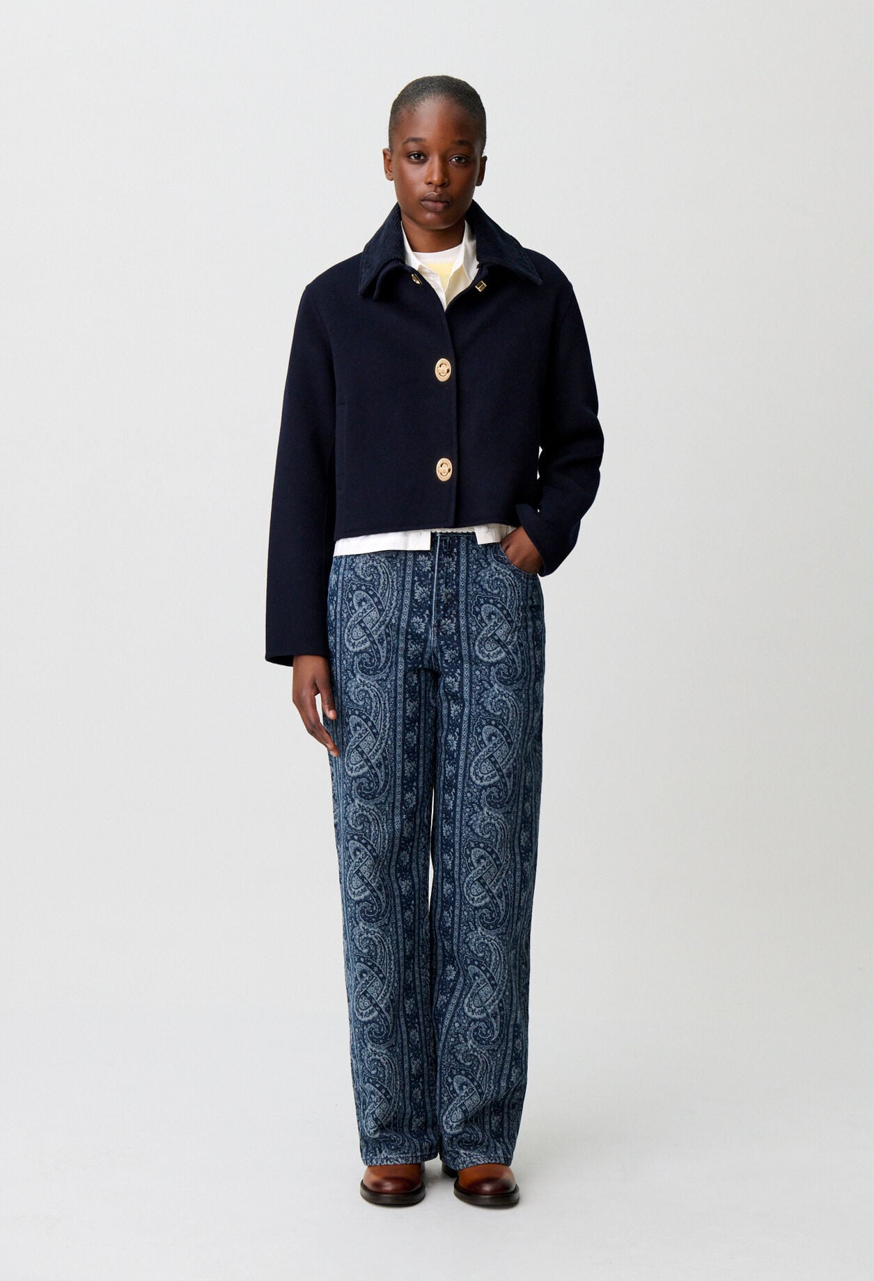 Boxy corduroy jacket