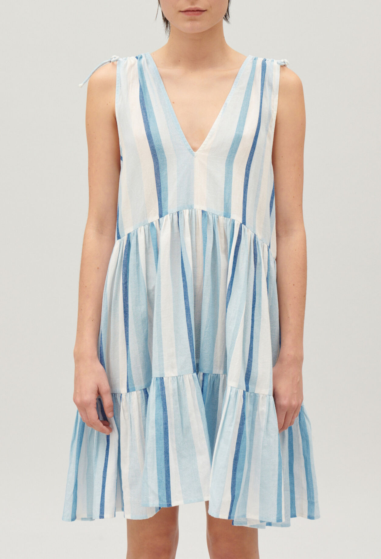 Short striped dress