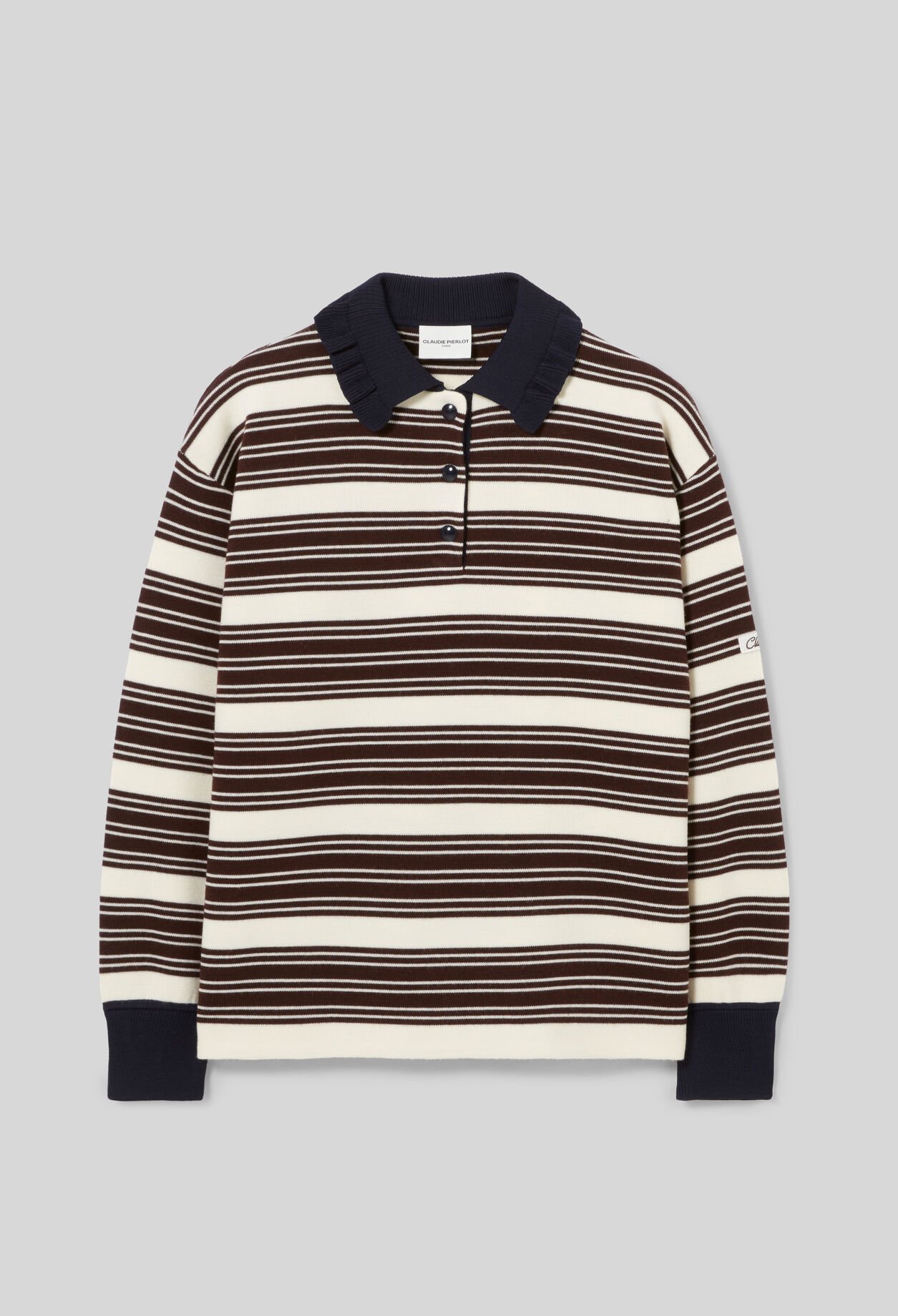 Striped Polo Jumper