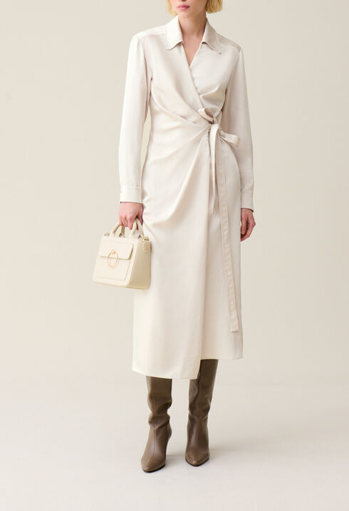 Midi wrap dress