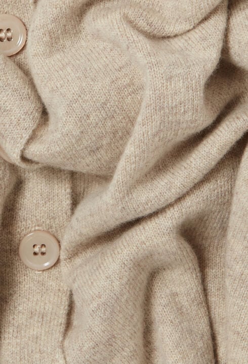 Wool Cardigan w/ CP Embroidery