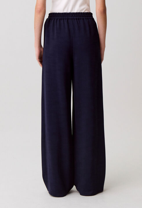 String wide-leg trousers