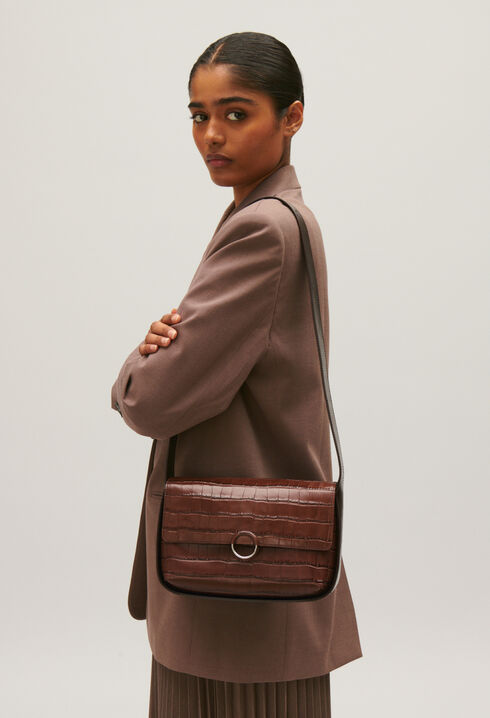 Alix two-tone brown bag