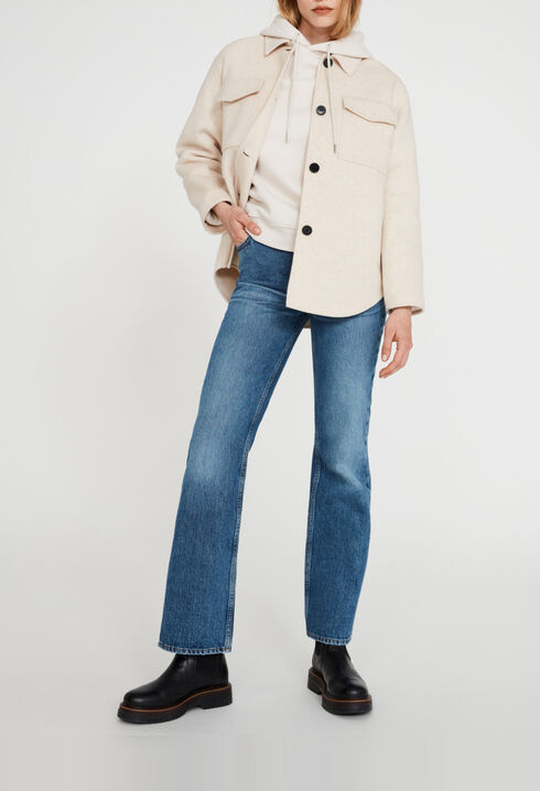 Organic cotton bomber jacket