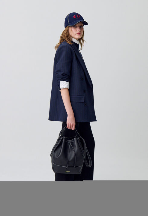 Leather Bucket Bag