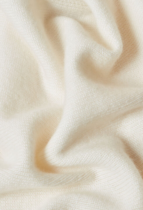 Cashmere knit scarf