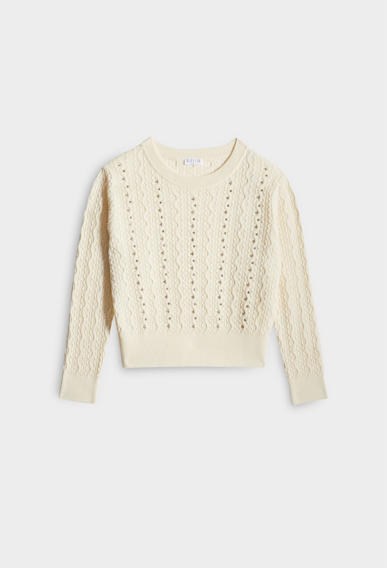 Rhinestone pullover