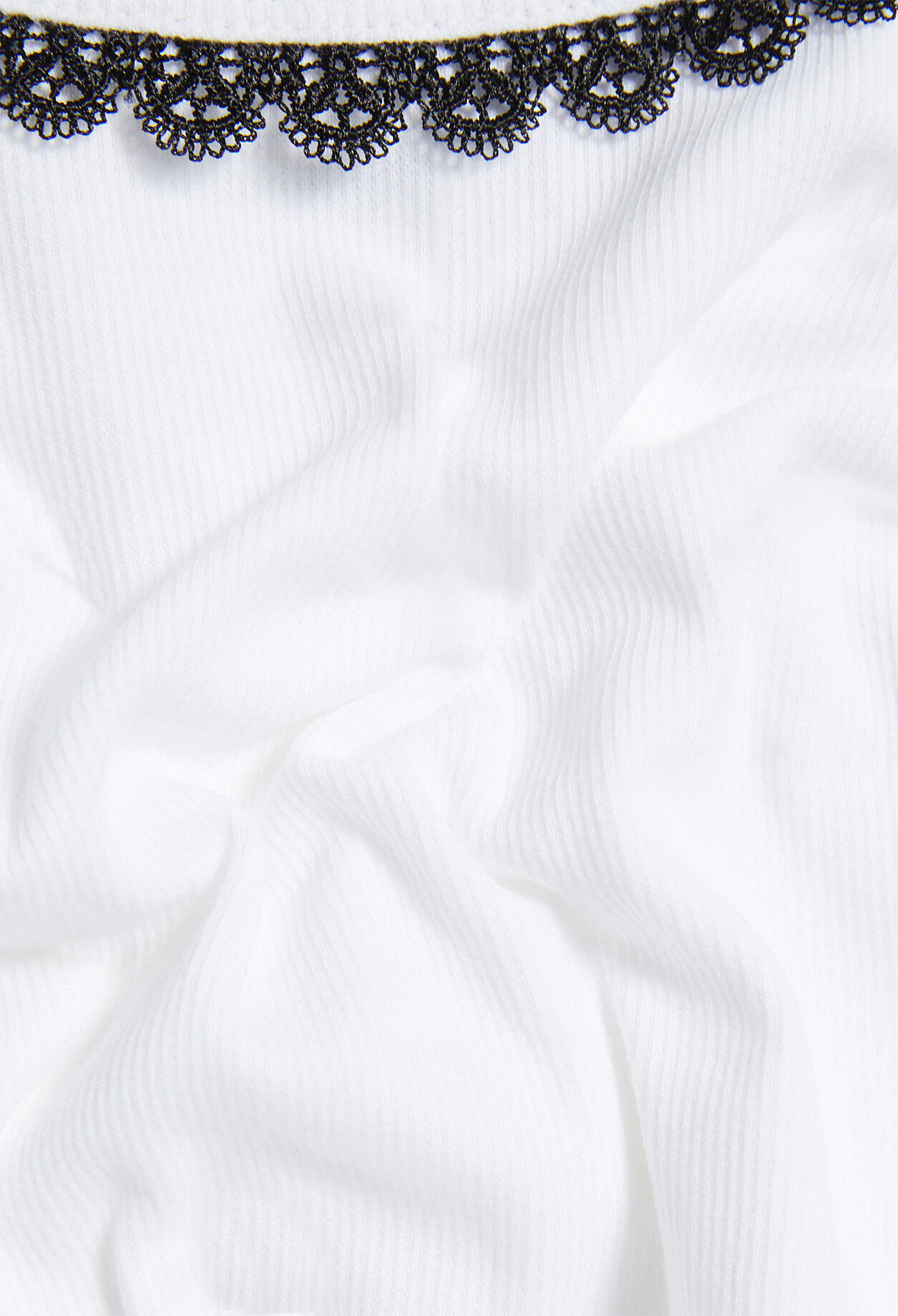 Organic cotton vest with trim