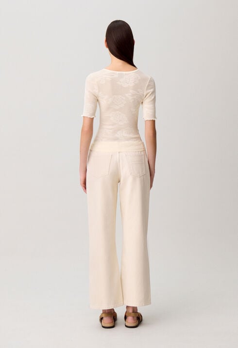 Floral Knit Cardigan