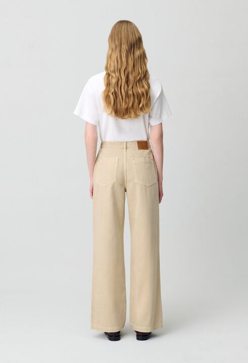 Straight Leg Denim Jeans