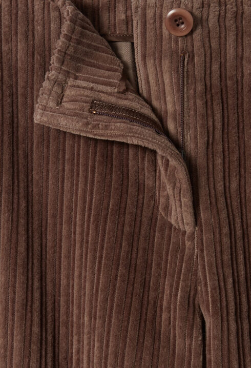 Wide corduroy cargo trousers