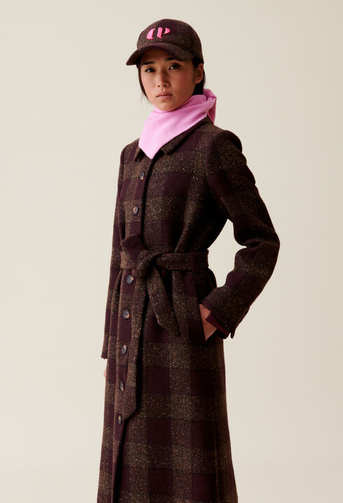 Wool blend coat