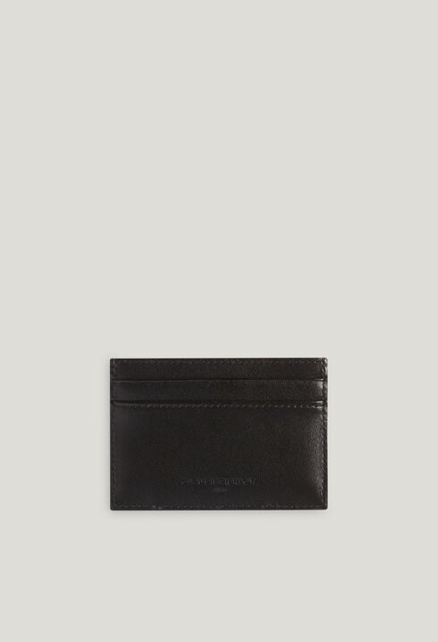 Black tweed card holder