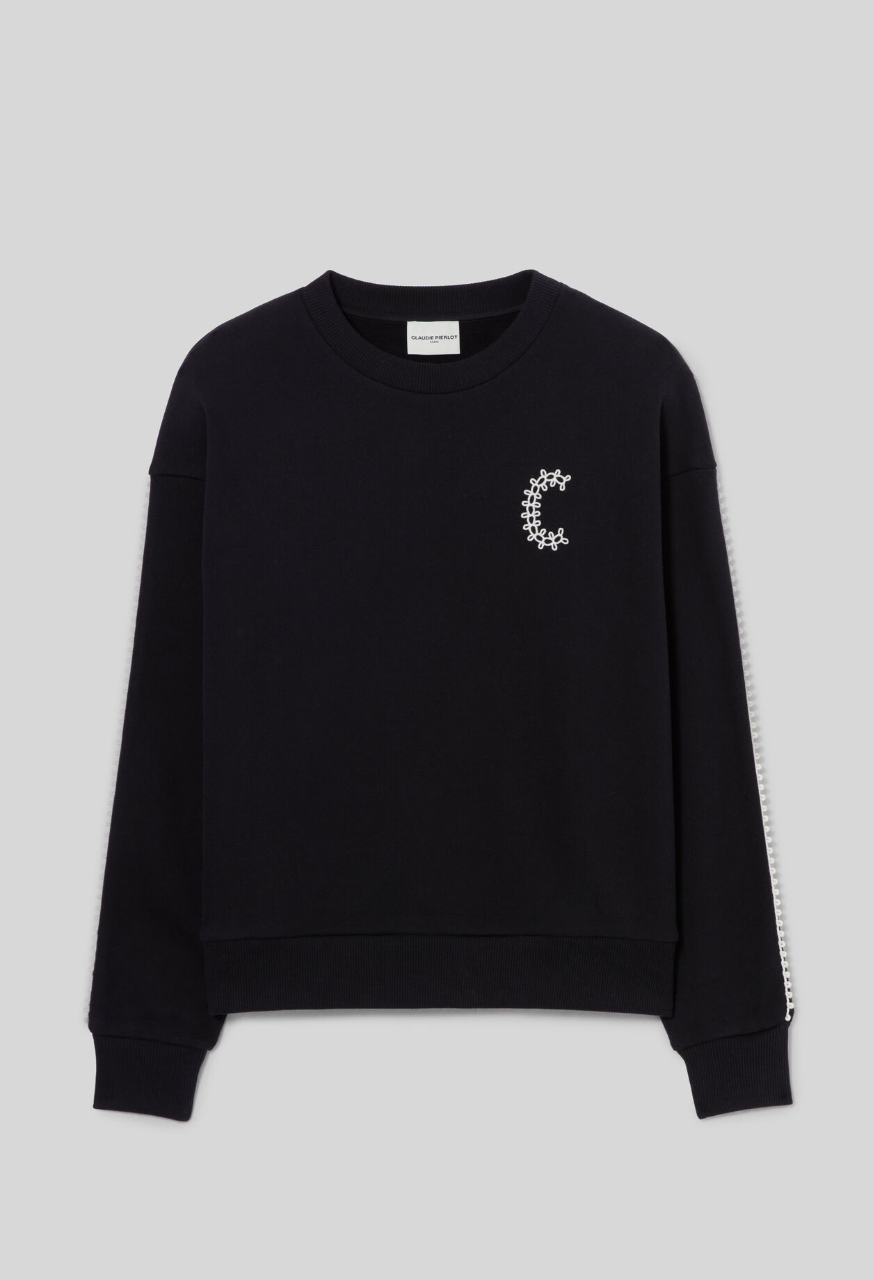 Casual organic cotton C sweatshirt