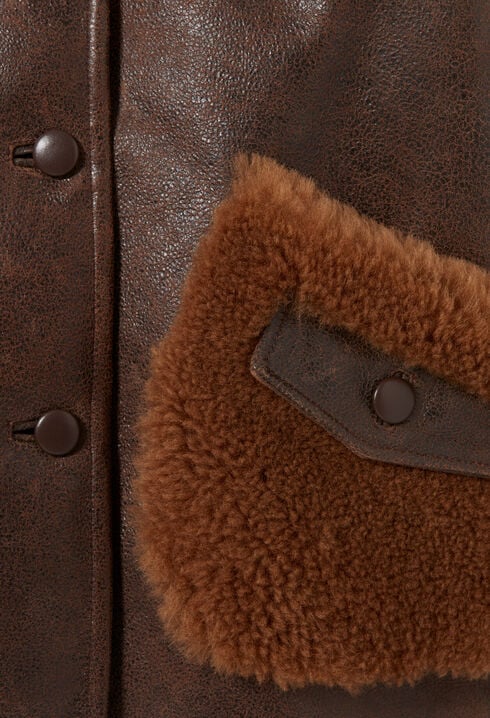 Shearling coat