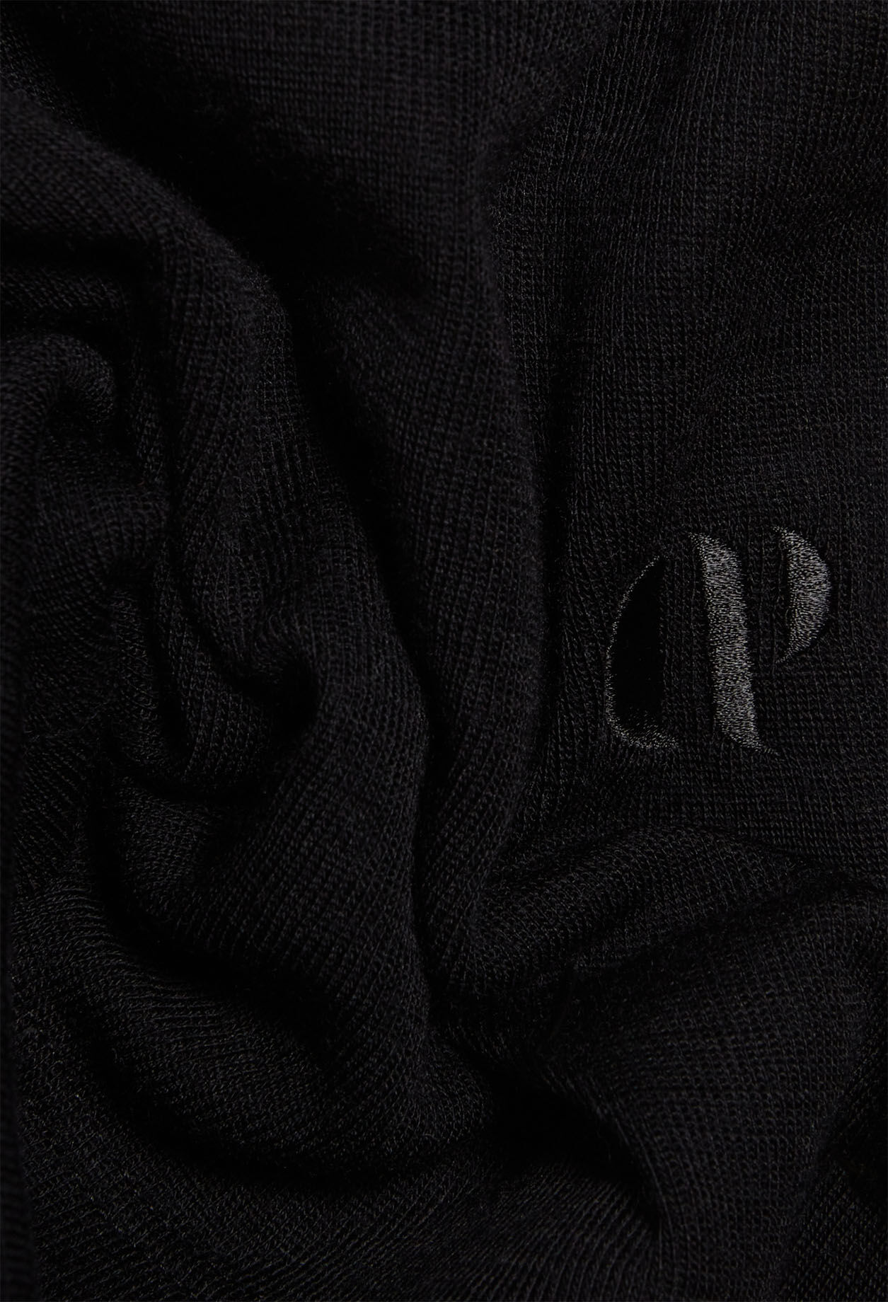 Roll-neck T-shirt
