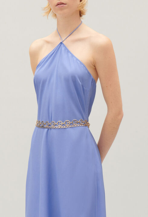 Short backless dress