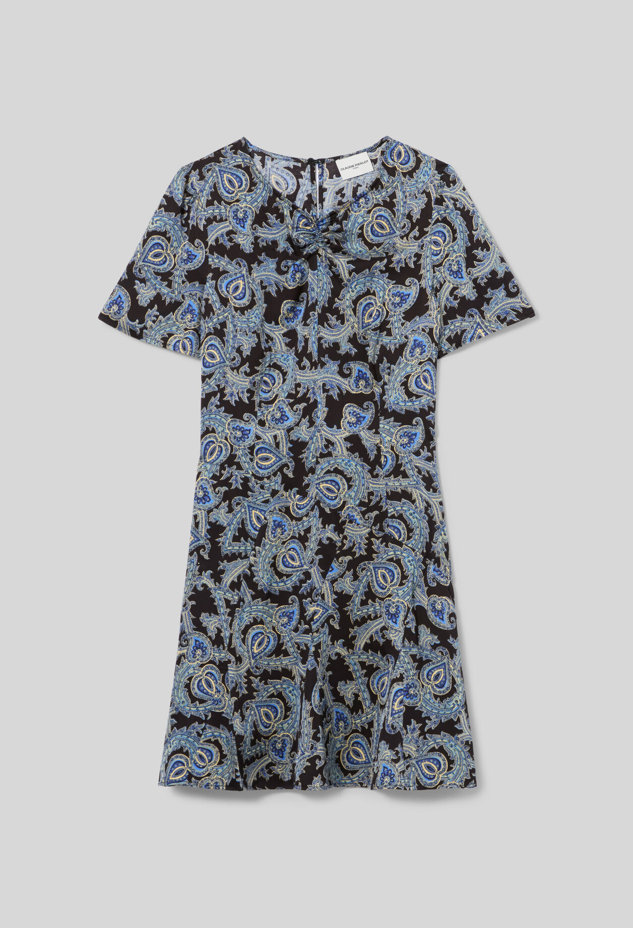Flowy printed short dress