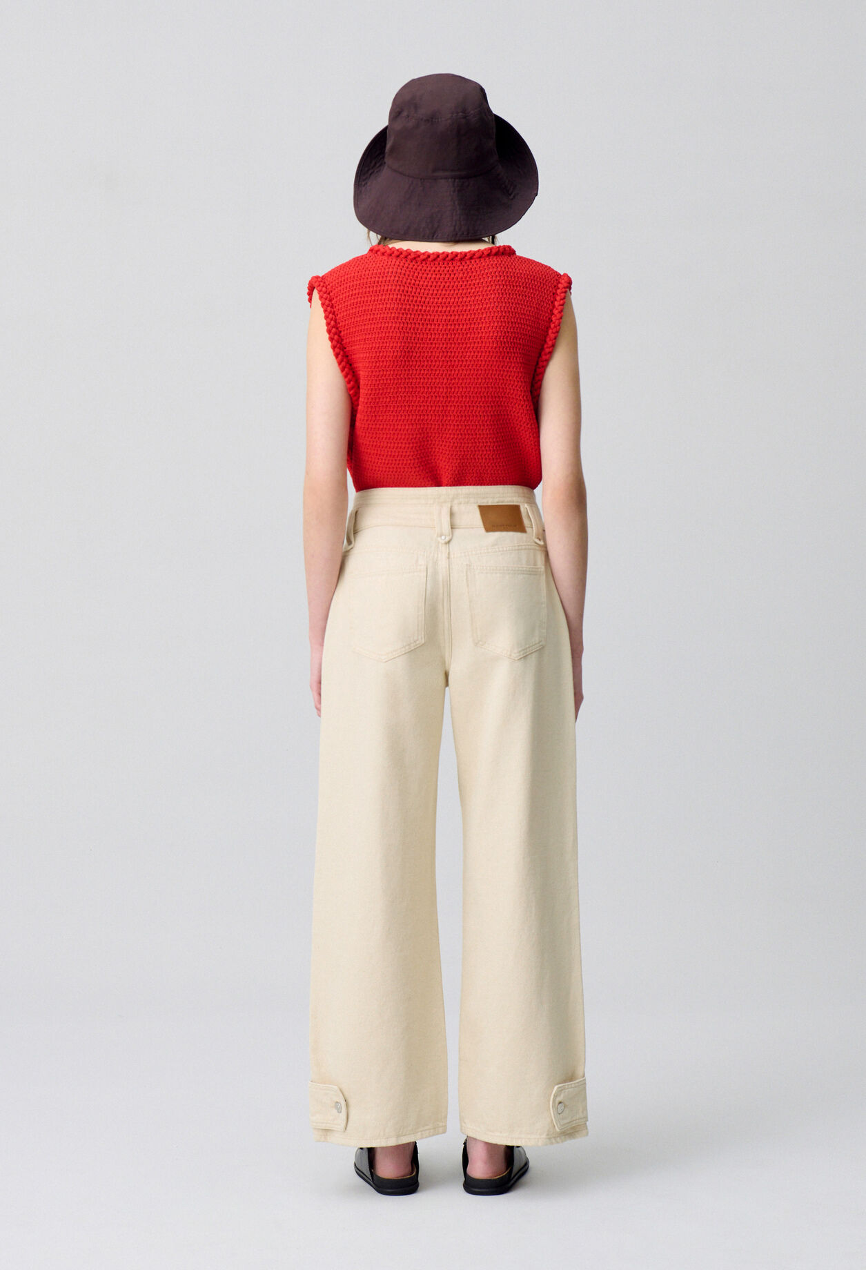 Straight leg jeans