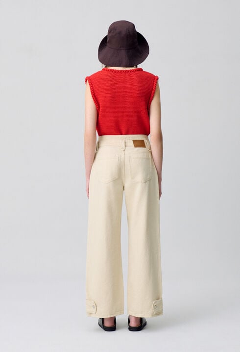 Straight leg jeans