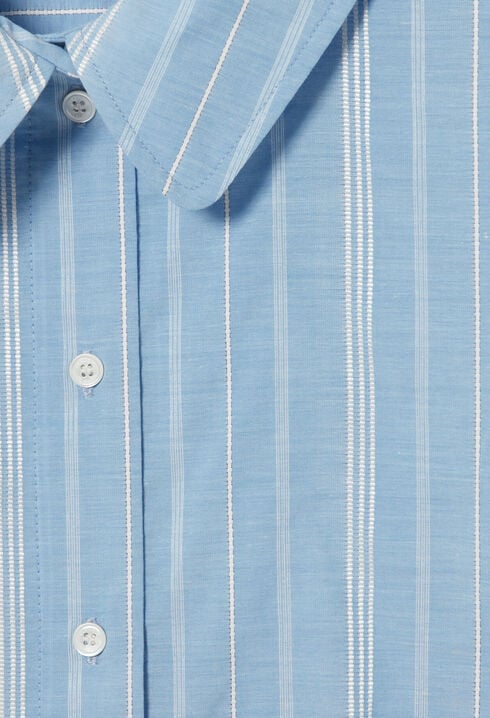 Striped Peter Pan Collar Shirt