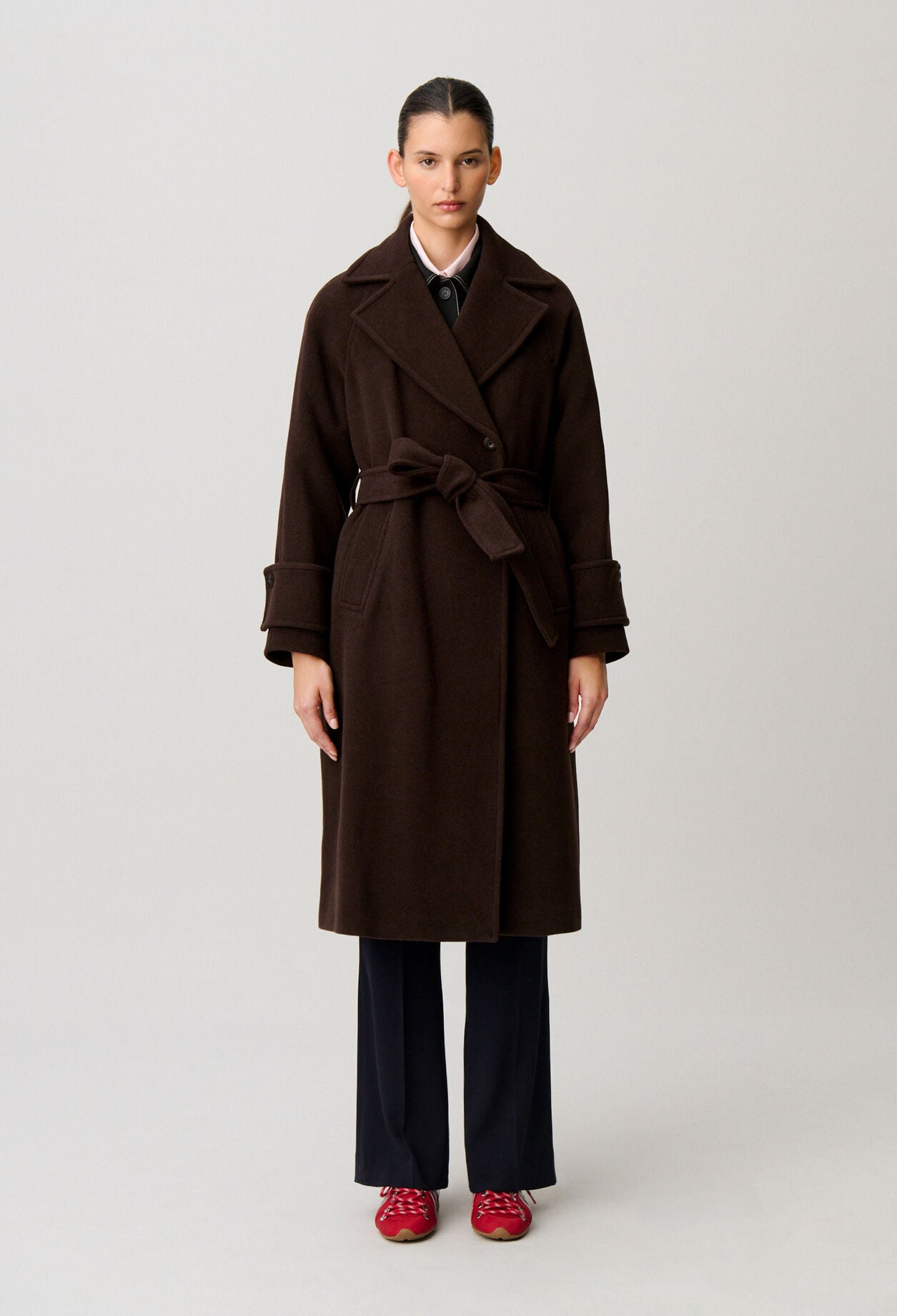 Belted Long Coat