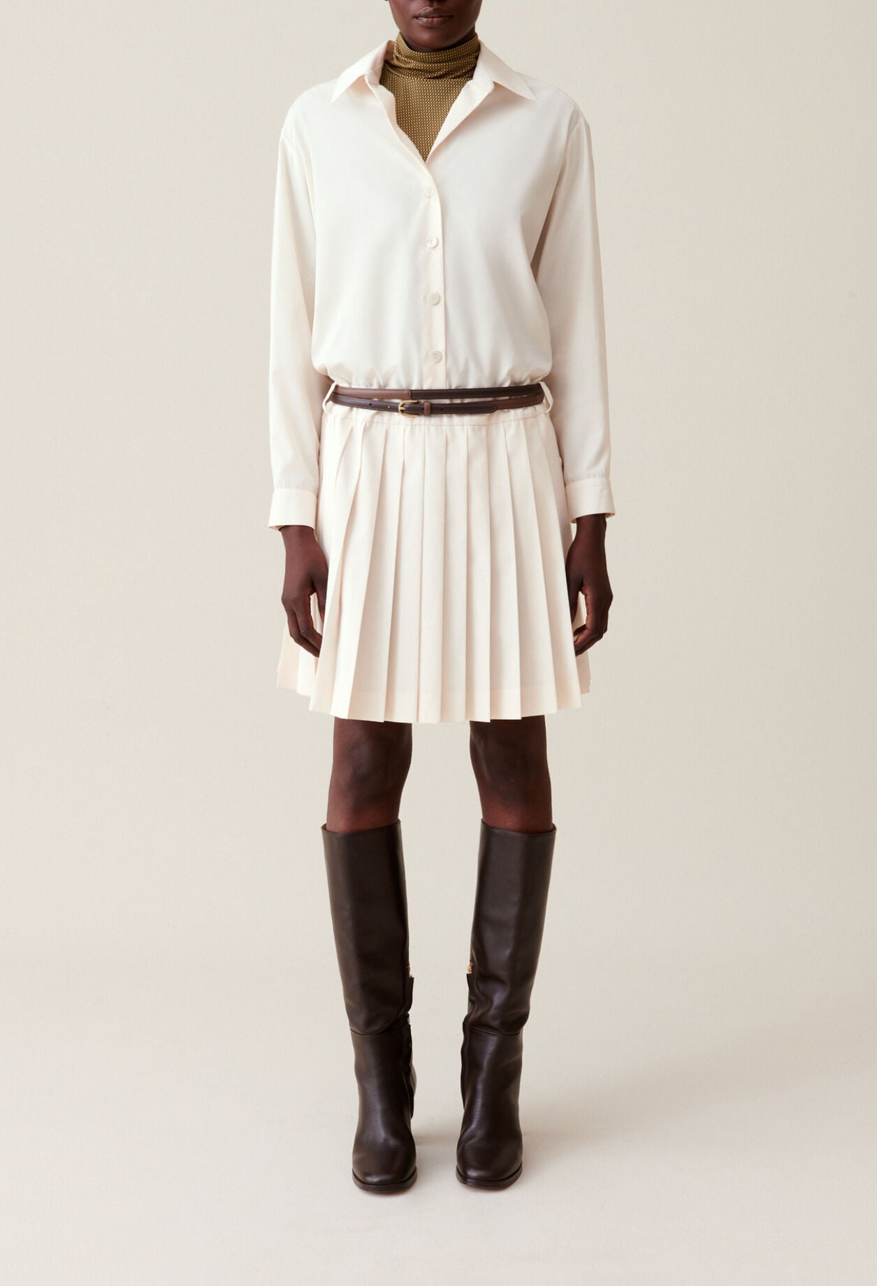 Belted Shirt Dress