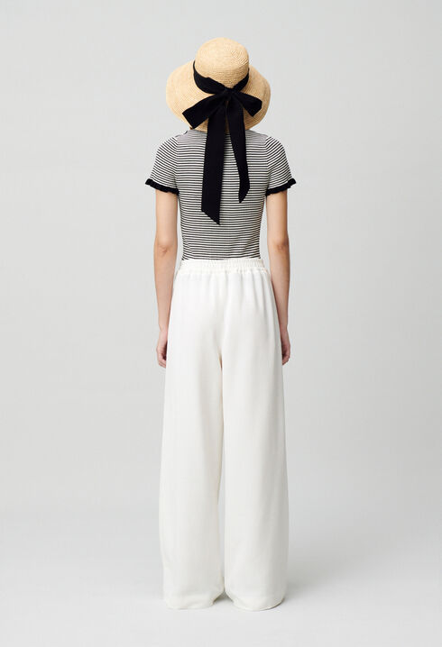 Elasticated fluid trousers