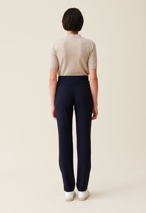 Navy blue suit trousers 