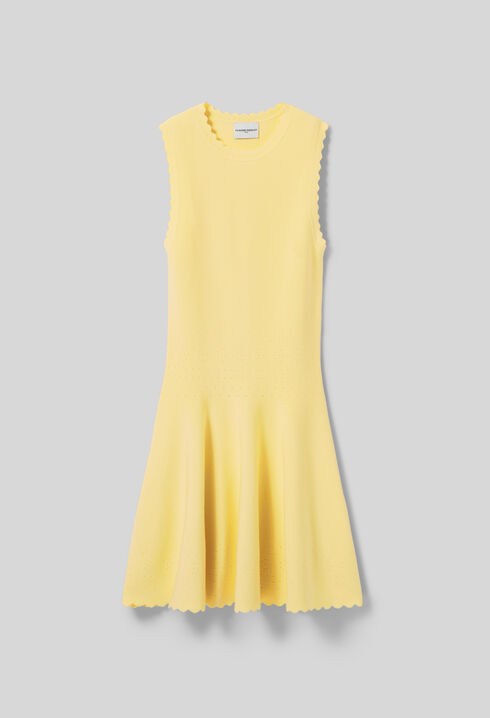 Skater Dress in Fine Knit Fabric