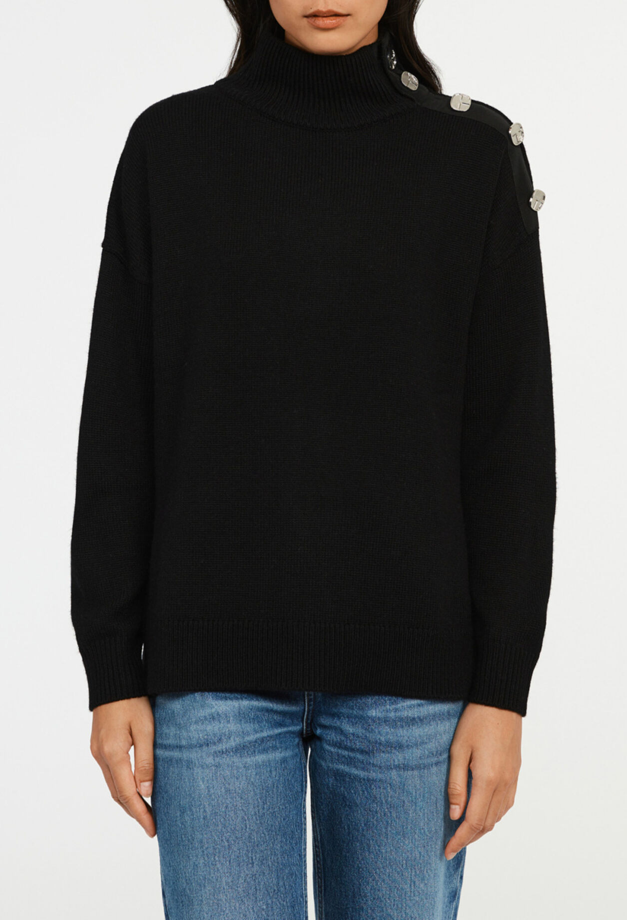 Oversize sweater in wool
